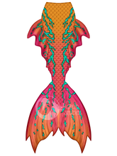Load image into Gallery viewer, Summer Indulgence swimmable mermaid tail [LEGACY FABRIC]
