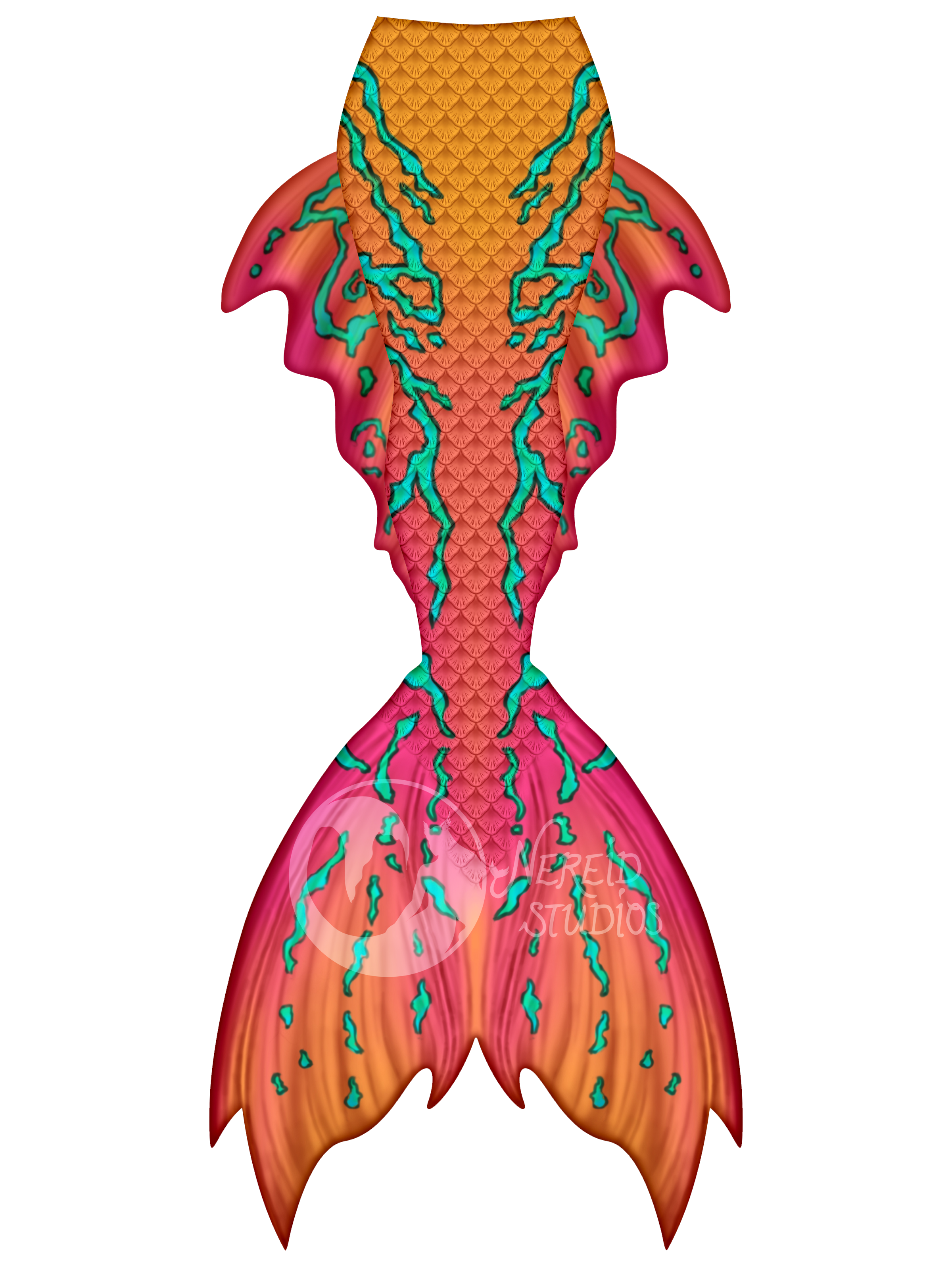Mermaid Tail Swimsuit - Mermaid Fabric Only – AquaMermaid