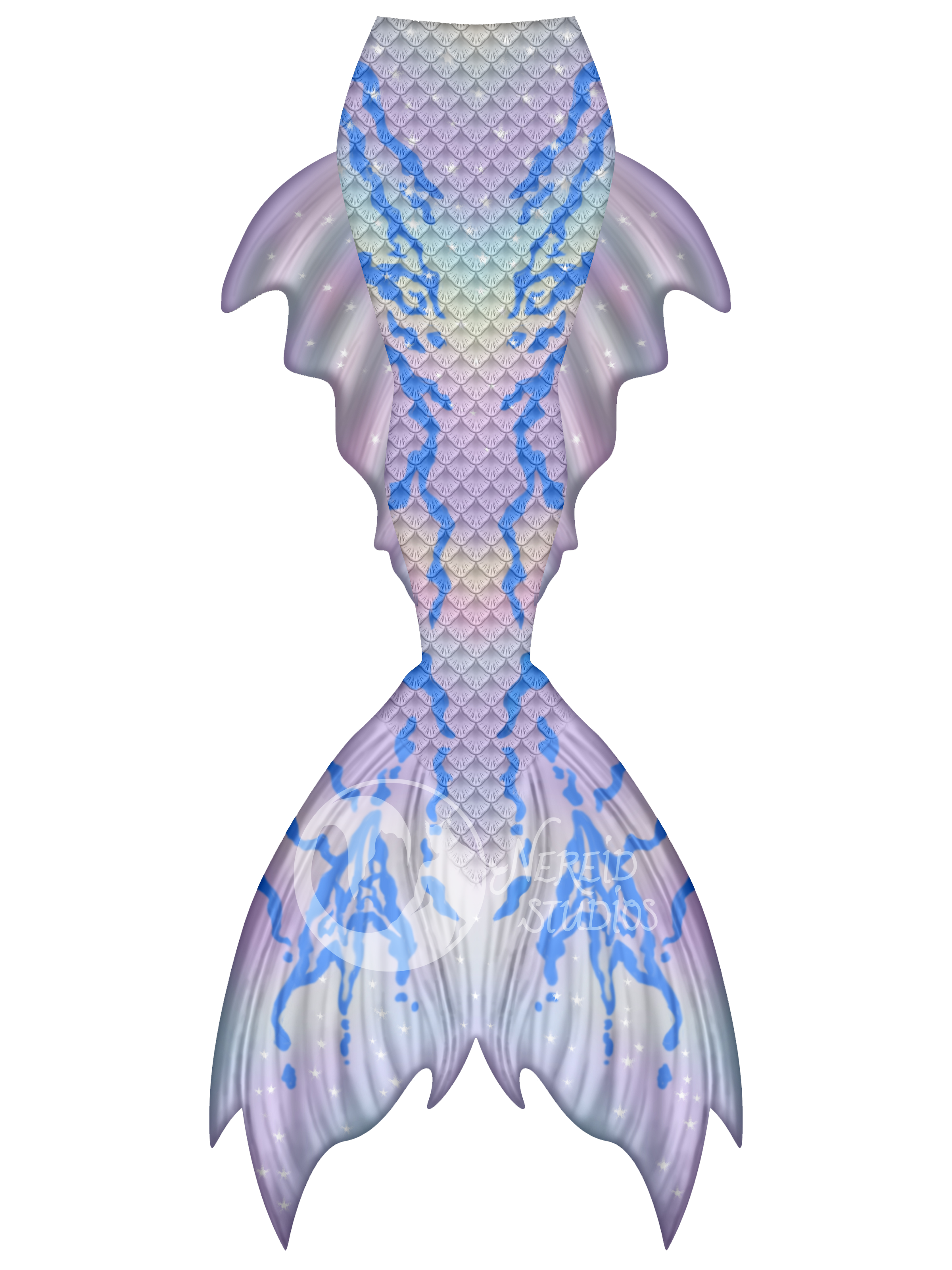 Winter Mirage swimmable mermaid tail [LEGACY FABRIC